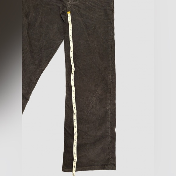 Levi’s Ribcage Straight Ankle Corduroy Pants Gray Size 30 - Picture 6 of 9